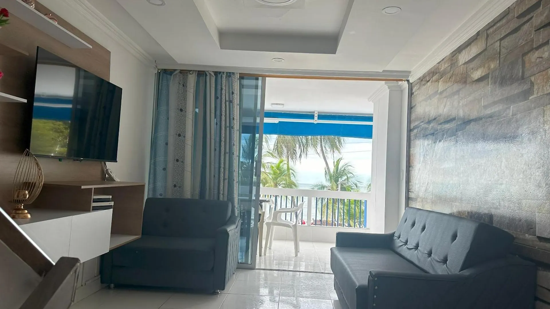Karey 202,Apartamento Amoblado Frente Al Mar Apartment Gaira